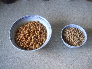  1 cup of soy beans rehydrated Vs Dried